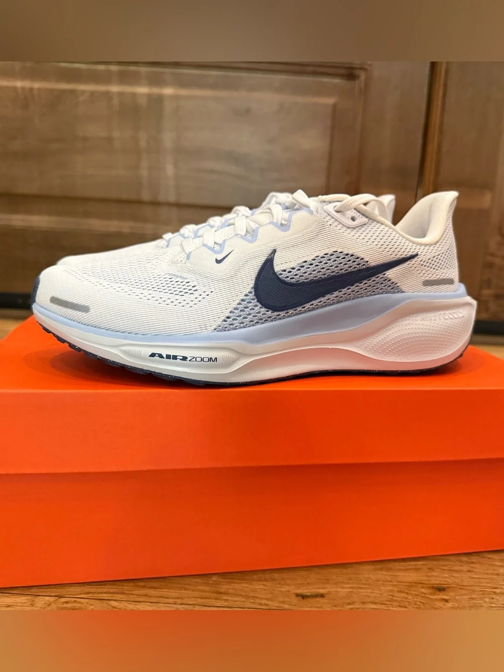 Nike Air Zoom Pegasus 41 Running Shoes White Blue Women’s 7.5